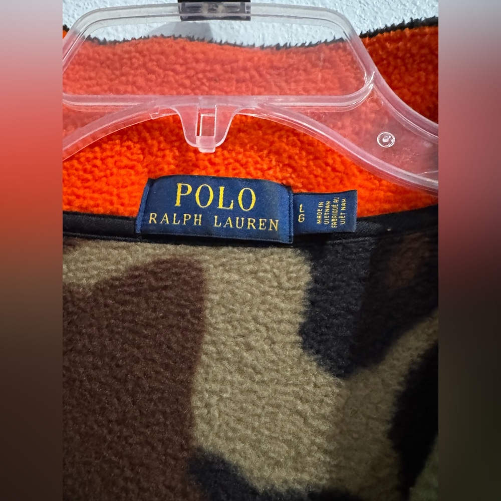 Camo Polo Quarter Zip - Picture 3 of 5